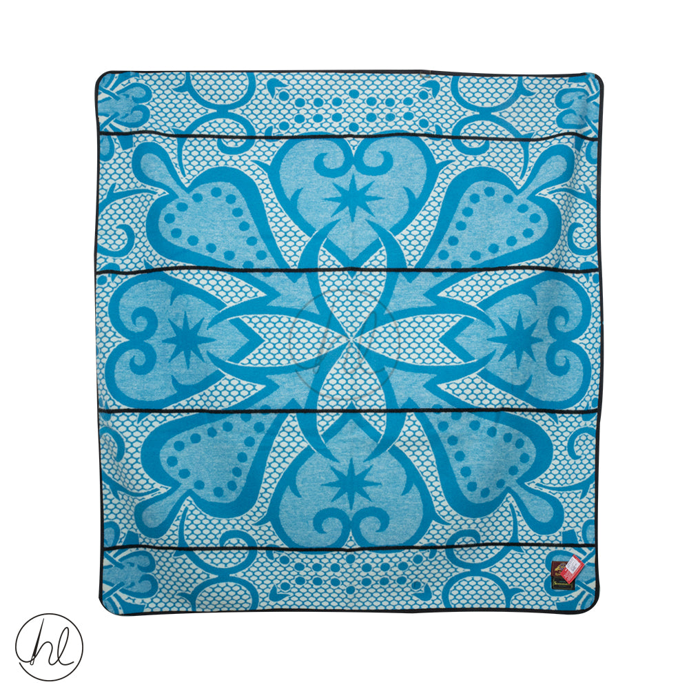 ARANDA BLANKET SEANAMARENA DESIGN 04 TURQUISE 155X165 – Habby And Lace