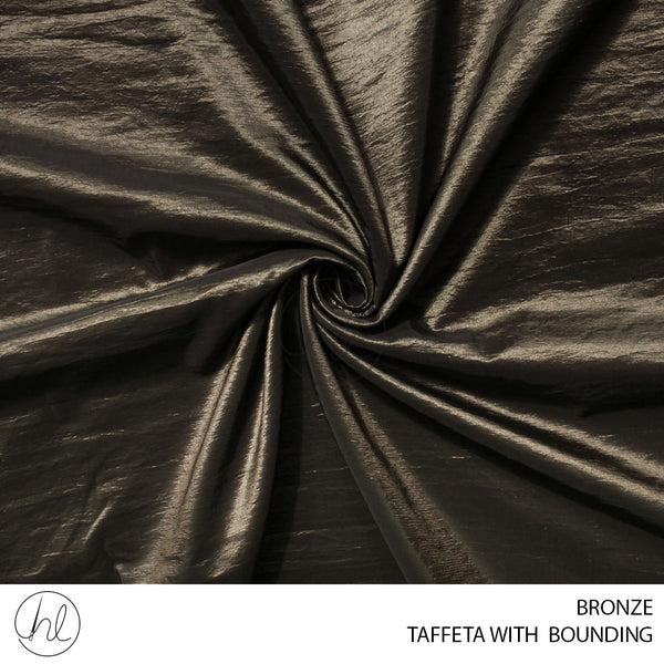 Taffeta with bounding (51) bronze (150cm) per m