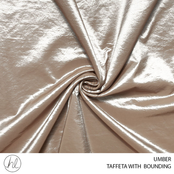 Taffeta with bounding (51) umber (150cm) per m