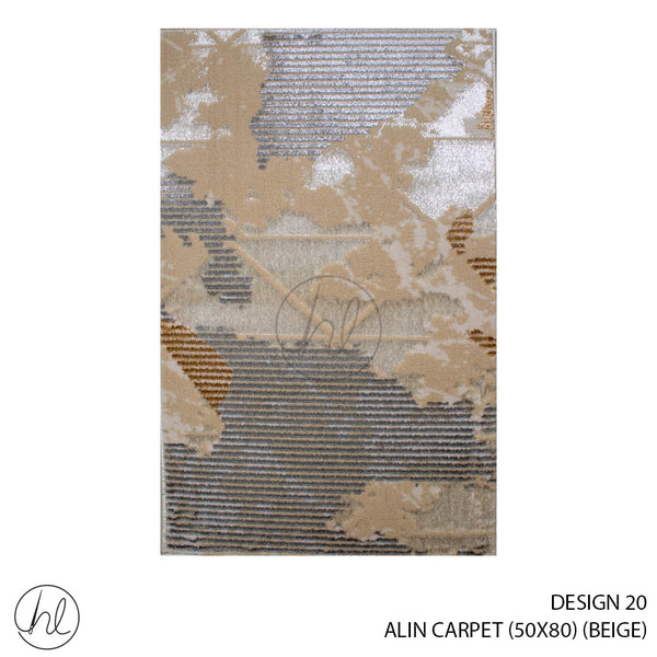 ALIN CARPET (50X80) (DESIGN 20) (BEIGE)