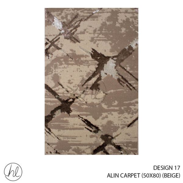 ALIN CARPET (50X80) (DESIGN 17) (BEIGE)