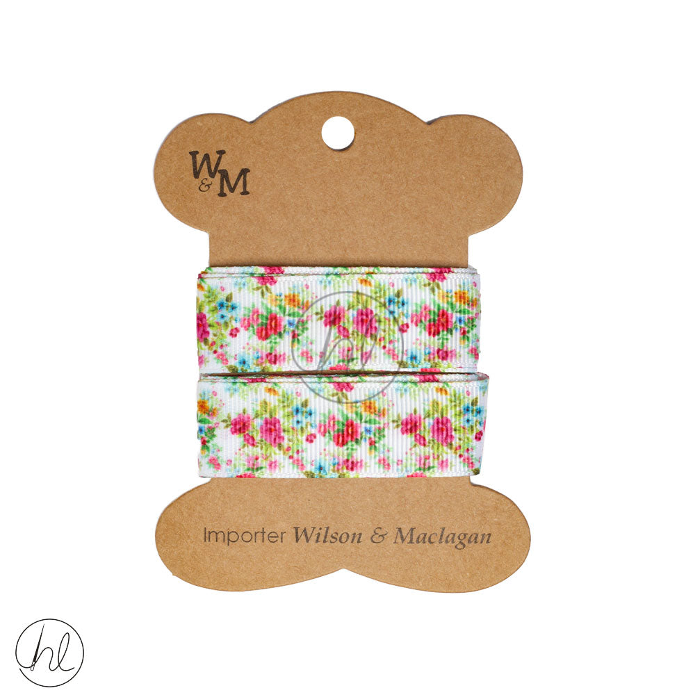 RIBBON ROSES PINK (CB3403) 2M PER PACK Habby And Lace