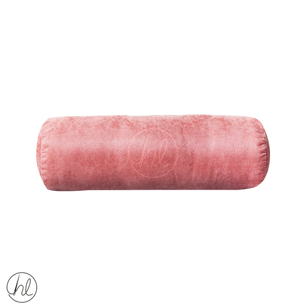 NECK ROLL PILLOW (IE) (DUSTY PINK) (20X6CM)