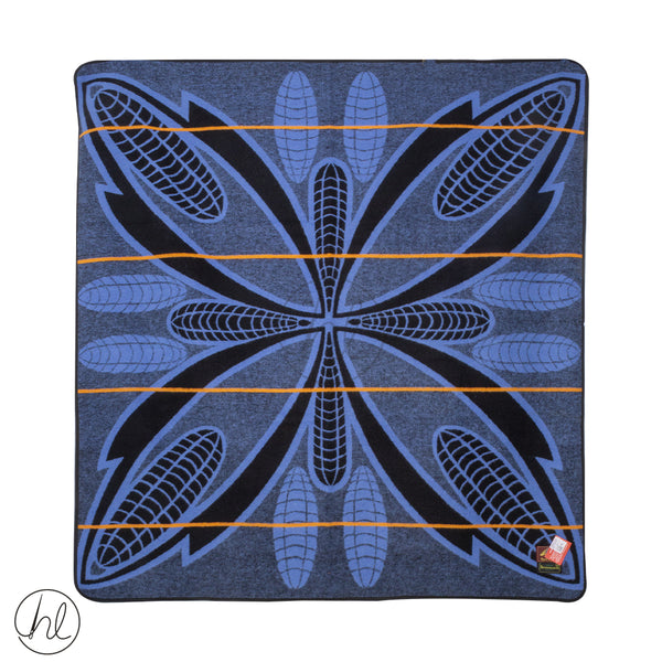 ARANDA BLANKET (SEANAMARENA) (DESIGN 08) (BLUE/ORANGE) (155X165)