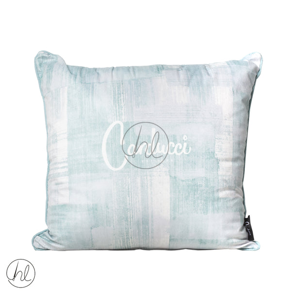 SCATTER CUSHION CARDUCCI 60X60 (TURQUOISE AND WHITE )