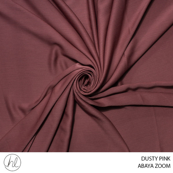 ABAYA ZOOM (781) DUSTY PINK (150CM) PER M