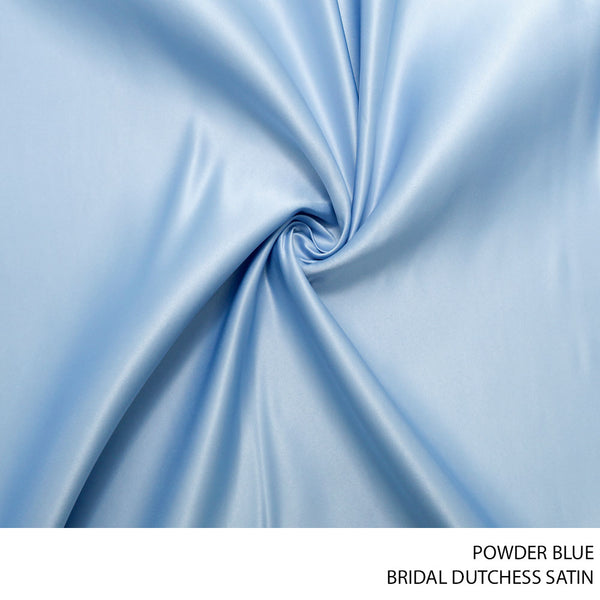 BRIDAL DUTCHESS SATIN POWDER BLUE ROLL ROLL 001