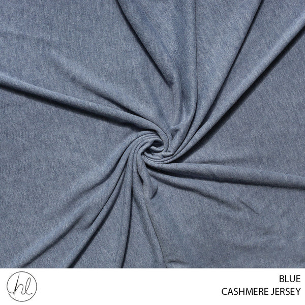 CASHMERE JERSEY (51) BLUE (150CM) PER M