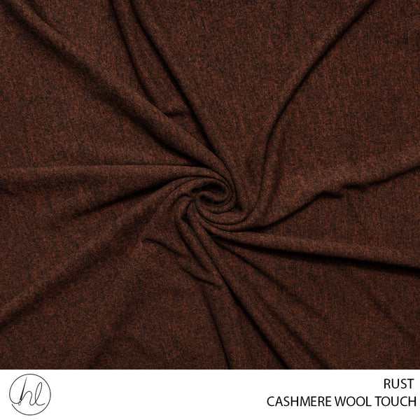 Cashmere Wool Touch (56) Rust (150cm) Per M