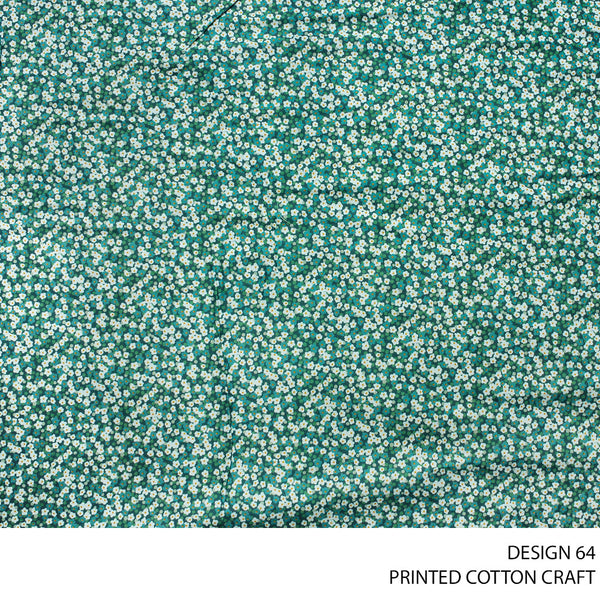 COTTON CRAFT DIGITAL FABRIC SEA GREEN ROLL ROLL 001