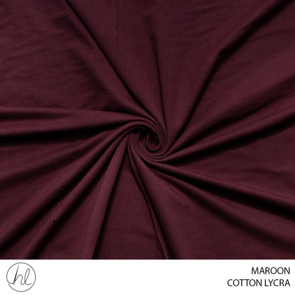 Cotton Lycra (139) Maroon (185cm) Per M