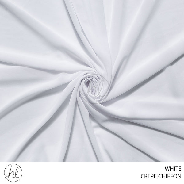CREPE CHIFFON (781) WHITE (150CM) PER M