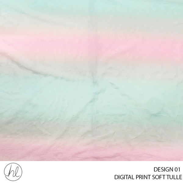 Tulle Digital Print Soft