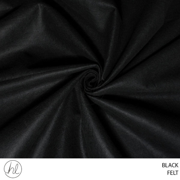 FELT (2) BLACK (180CM) PER M