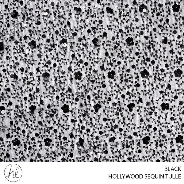 HOLLYWOOD SEQUINS TULLE (781) 130CM) PER M
