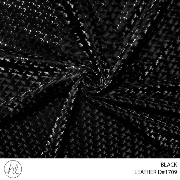 LEATHER D#1709 (781) BLACK (150CM) PER M