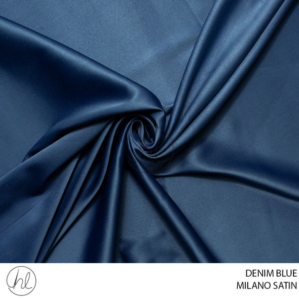 Milano Satin (781) Denim Blue (150cm) Per  M