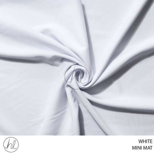 MINI MAT (781) WHITE (150CM) PER M
