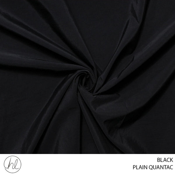 PLAIN QUANTAC (53) BLACK (150CM) PER M