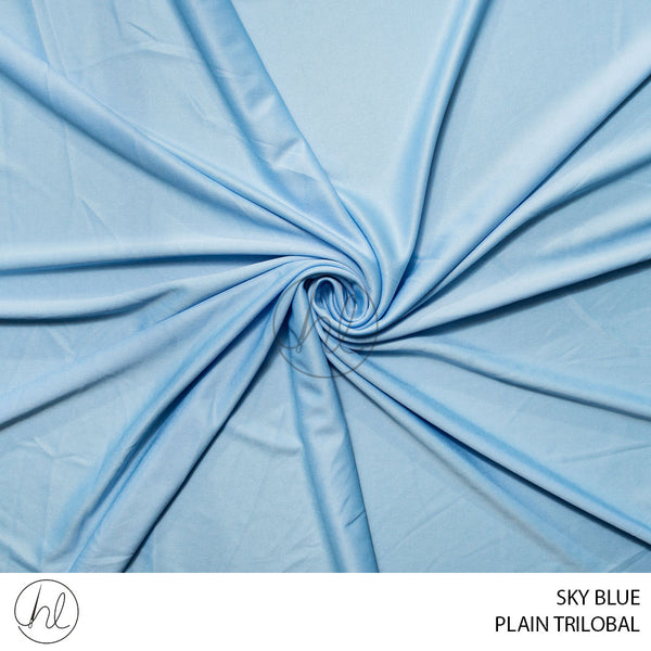 Plain Trilobal (781) Sky Blue (150cm) Per M