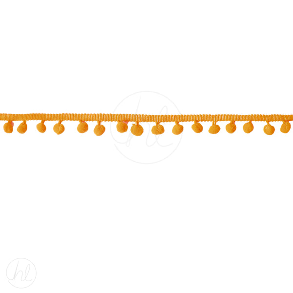 POM POMS P/M  NEON ORANGE MED