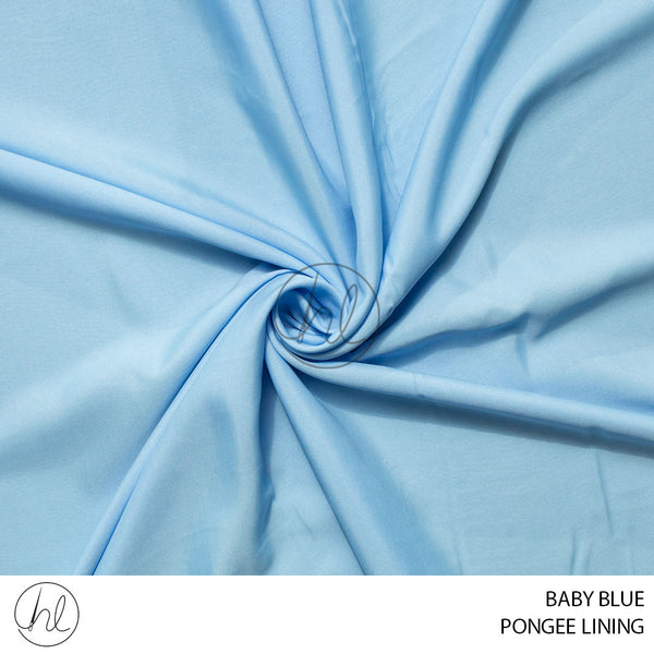 Pongee Lining (781) Baby Blue (150cm) Per M