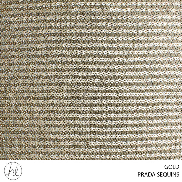 SEQUINCE PRADA (51) GOLD (150CM) PER M
