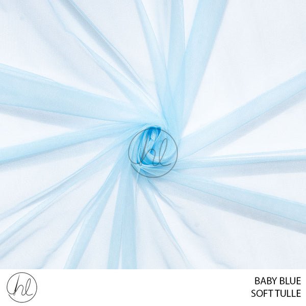 SOFT TULLE (781) BABY BLUE (150CM) PER M