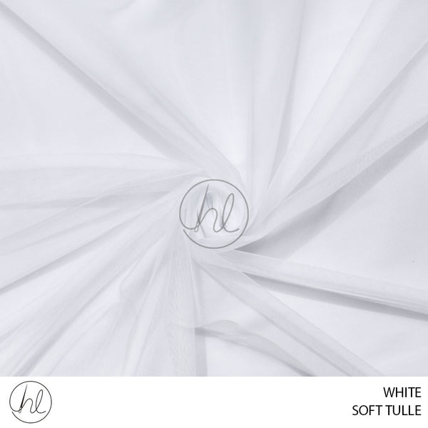 SOFT TULLE (781) WHITE (150CM) PER M