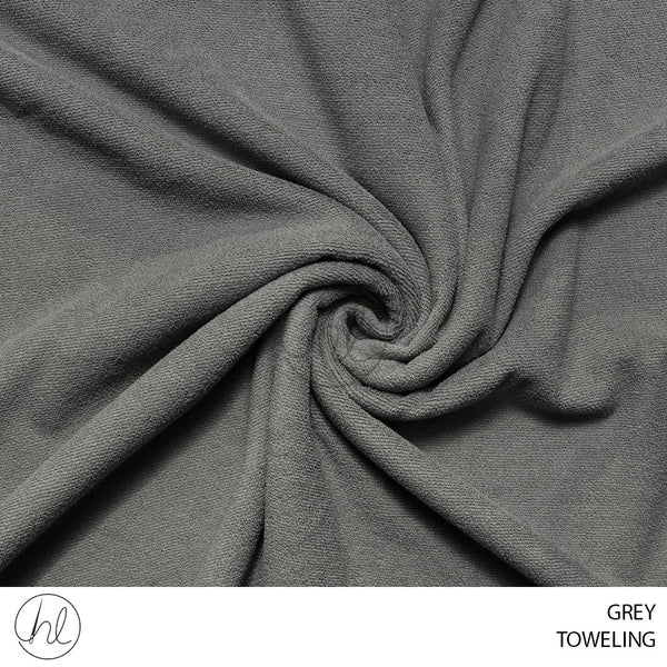 Toweling (55) Grey (140cm) Per M