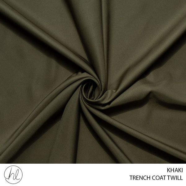 Trench Coat Twill (56) Khaki (150cm) Per M