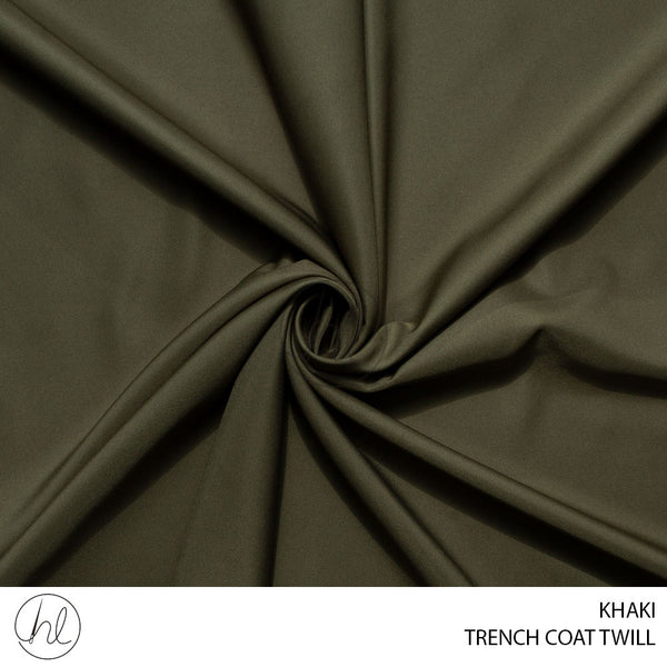 Trench Coat Twill (56) Khaki (140cm) Per M