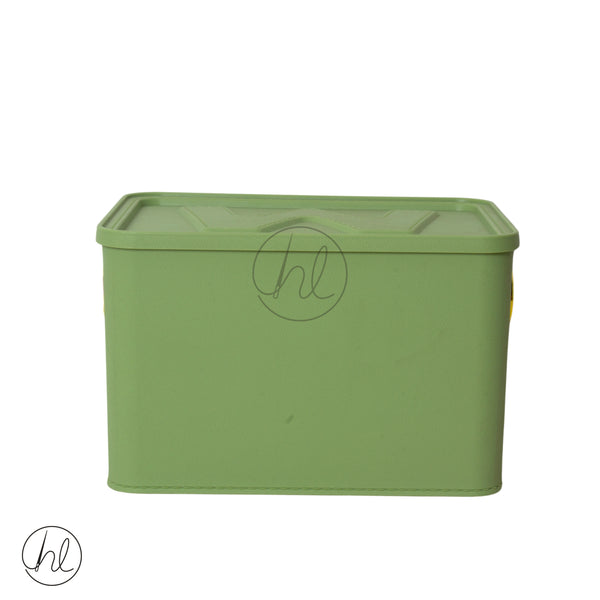 Storage Box w Lid- W 550 Green