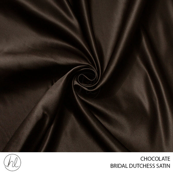 Bridal Dutchess Satin (781) Chocolate (150cm) Per M