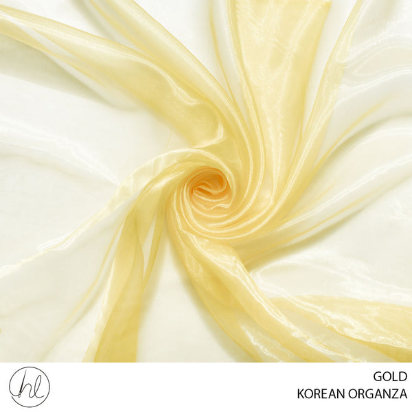 KOREAN ORGANZA (781) GOLD (150CM) PER M