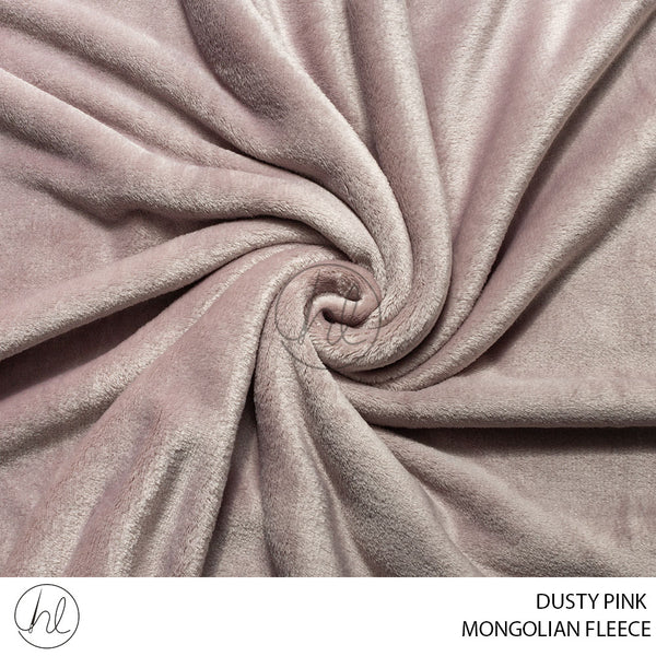 Mongolian Fleece (55) Dusty Pink (150cm) Per M