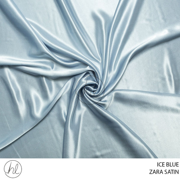 Zara Satin (51) Ice Blue (150cm) Per M