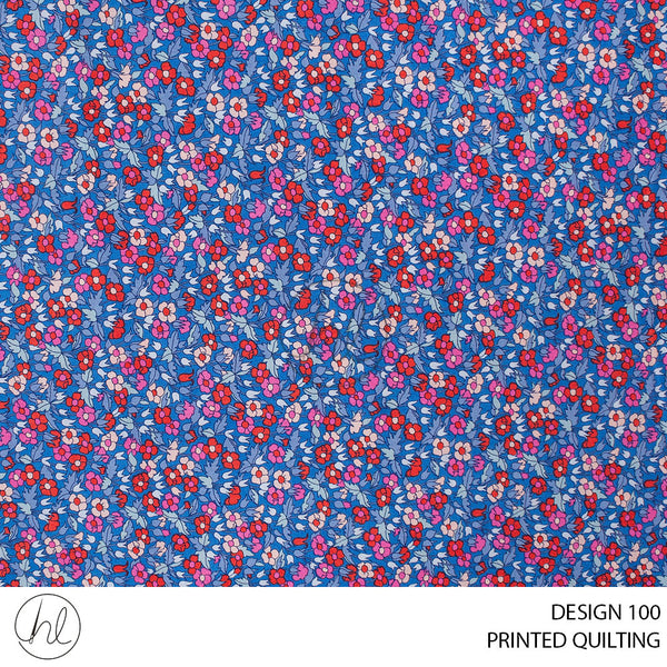 PRINTED QUILTING (51) MULTI (110CM) PER M