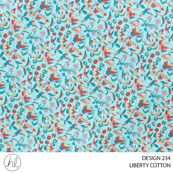 LIBERTY COTTON (51) MULTI (110CM) PER M