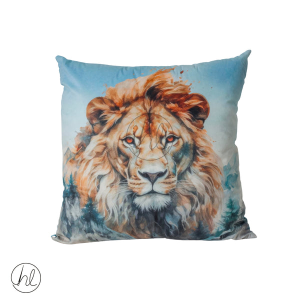 Printed Scatter Cushion (Lion) (60x60cm)