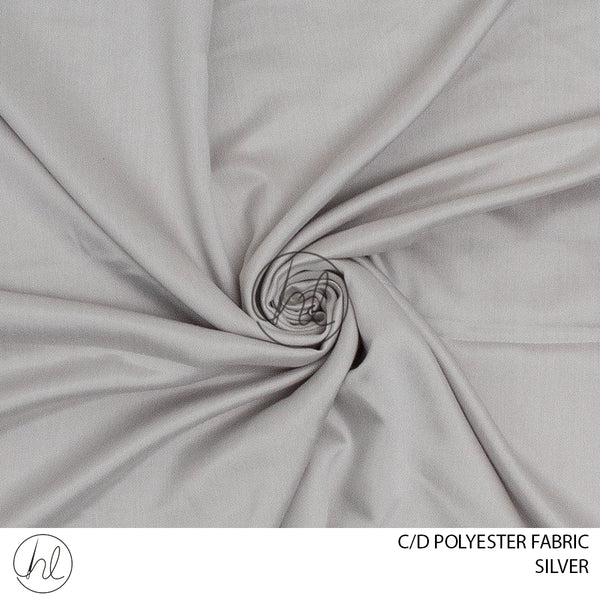 C/D Polyester Fabric (3601-F4031)(300cm)(Silver)