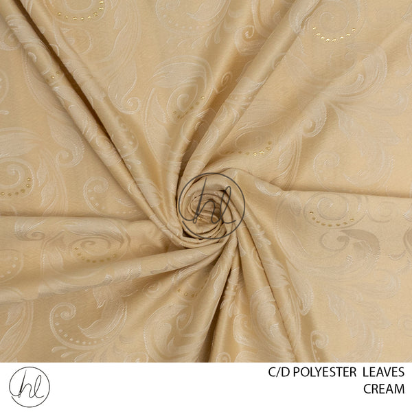 C/D Polyester Leaves (001VPHM05) (280CM) Cream