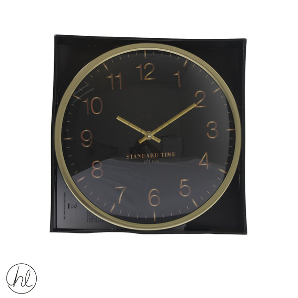 Clock Wall Curved Glass