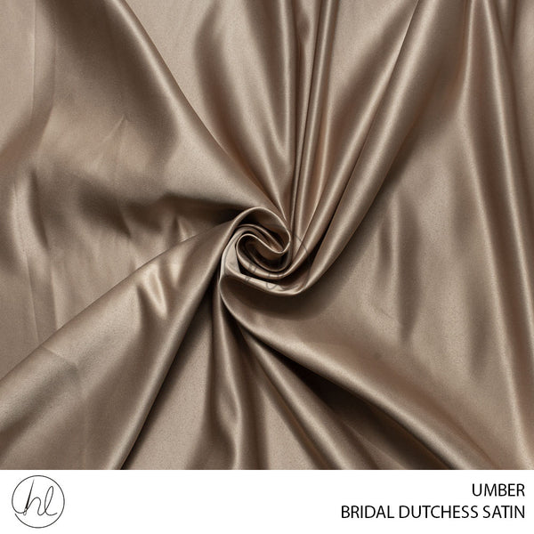 Bridal Dutchess Satin (781) Umber (150cm) Per M