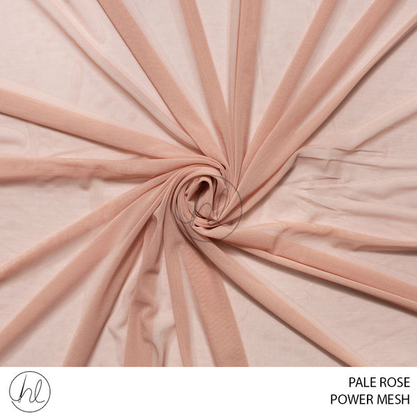 Power mesh (51) pale rose (150cm) per m