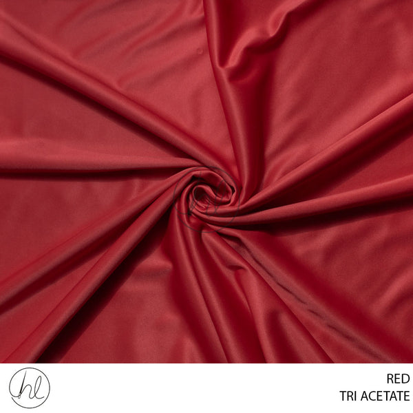 Tri Acetate (275) Red (150cm) Per M