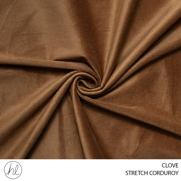 STRETCH CORDUROY (51) CLOVE (150CM) PER M