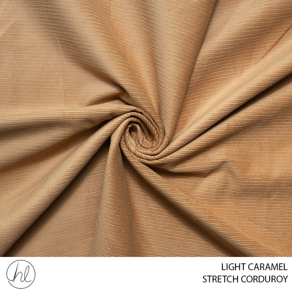 STRETCH CORDUROY (51) LIGHT CARAMEL (150CM) PER M