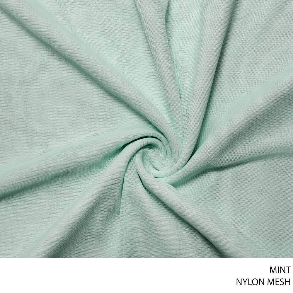 MESH NYLON FABRIC MINT ROLL ROLL 001 – Habby And Lace