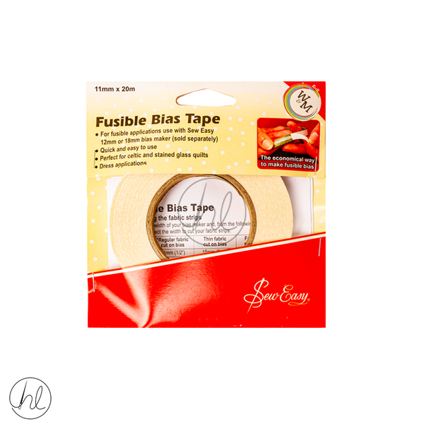 SEW EASY FUSIBLE BIAS TAPE	(11MM)